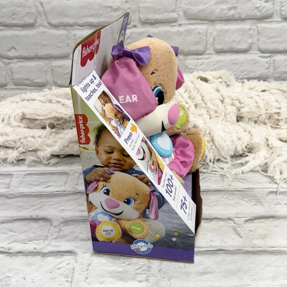 Fisher-Price Laugh & Learn Smart Stages Sis Plush Musical Learning Toy NEW